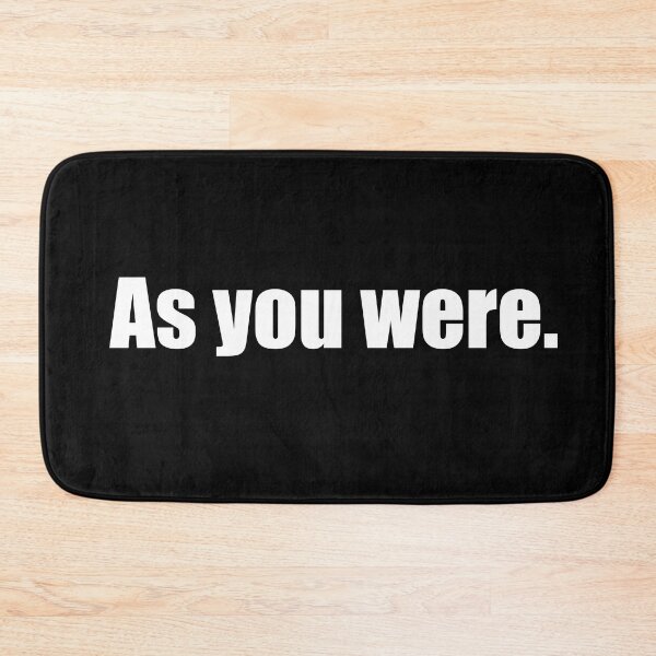Item preview, As You Were Command White Print-5748 designed and sold by Art in My Loft.