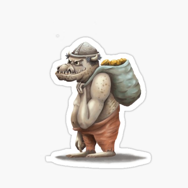 Goblin with gold Sticker