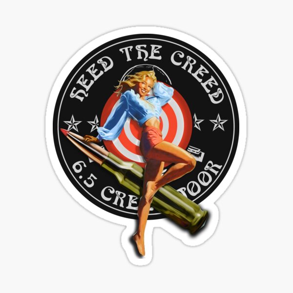 Creedmoor Girl Heed Sticker