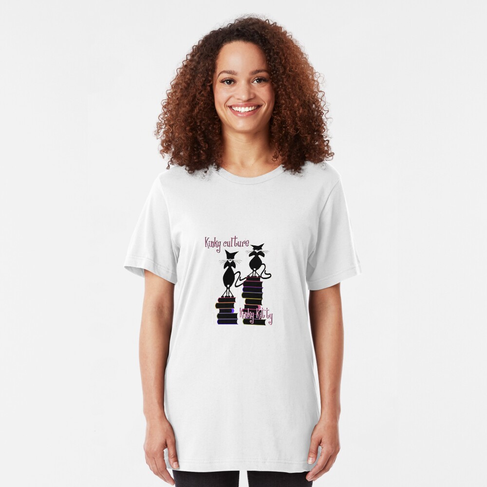 KINKY KITTY - Kinky Culture Slim Fit T-Shirt