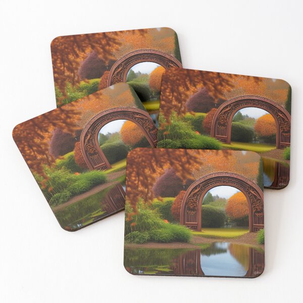 Item preview, Copper Arch in the Autumn Garden designed and sold by DreamyEscapism.