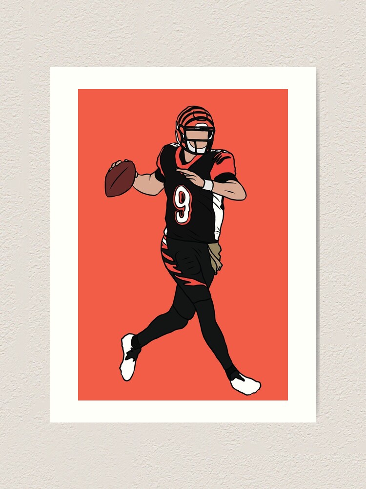 Burrow Jersey Art Board Print for Sale by cocreations