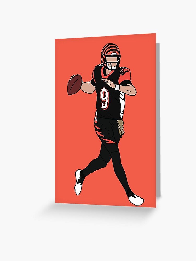 Joe Burrow Birthday Card Cincinnati Bengals Birthday Card 