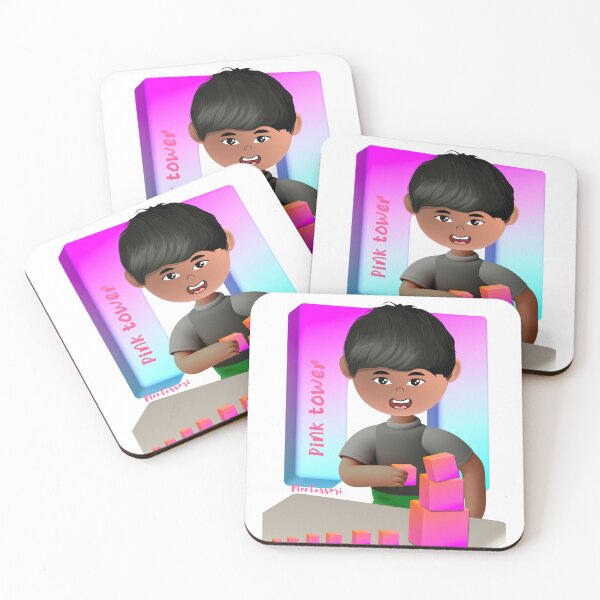 Item preview, Montessori Kids Pink Tower designed and sold by TeyMank.