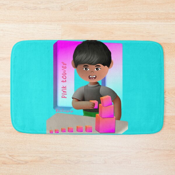 Item preview, Montessori Kids Pink Tower designed and sold by TeyMank.