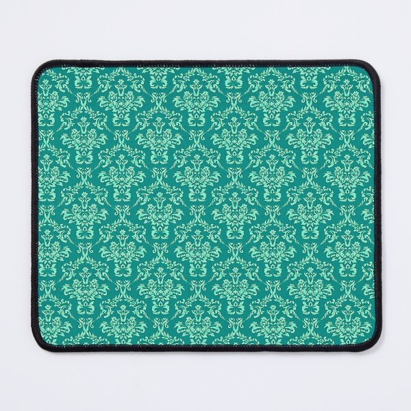 Item preview, Teal Damask Wallpaper Pattern designed and sold by KellysComColors.