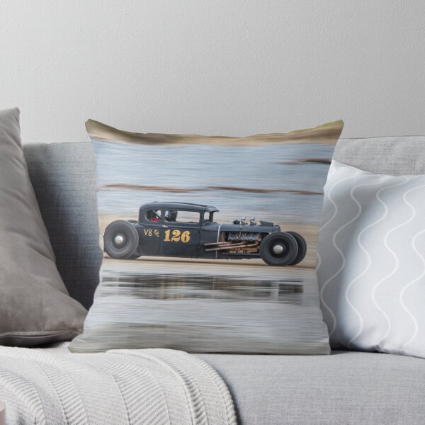 Item preview, Zoomed In - Vintage Hot Rod Association at Pendine Sands Beach Race. Car 126 in 2022 designed and sold by stevehuggett.