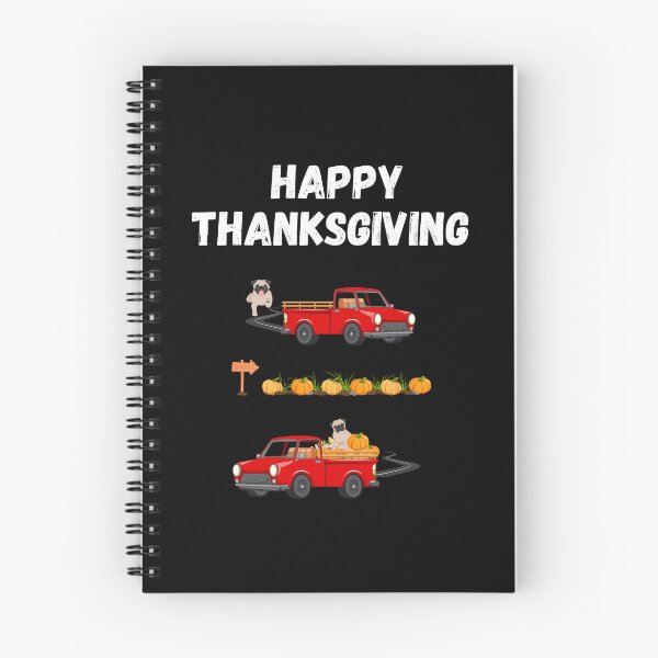Item preview, Pug Thanksgiving - funny thanksgiving situation with running pug - Happy Thanksgiving Pug dog designed and sold by ALLURE-minimal.