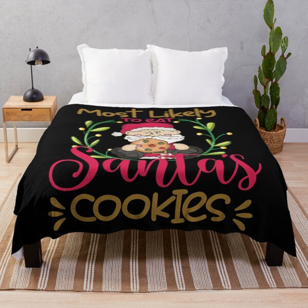 Item preview, Most Likely to Eat Santas Cookies - funny family Christmas designed and sold by DebbisPalette.