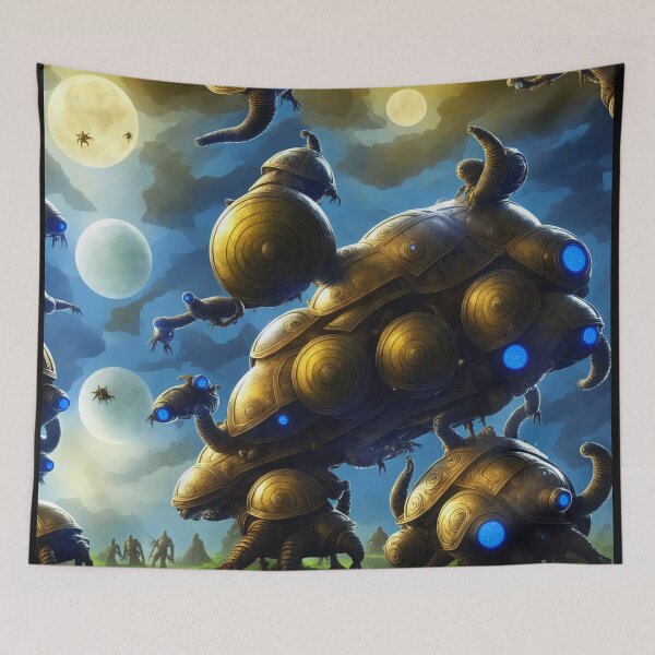 Item preview, A battlesnail juggernaught landing on an alien planet II designed and sold by BrachiaST.