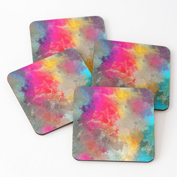 Item preview, Colorful Paint Splattered on Concrete designed and sold by KellysComColors.