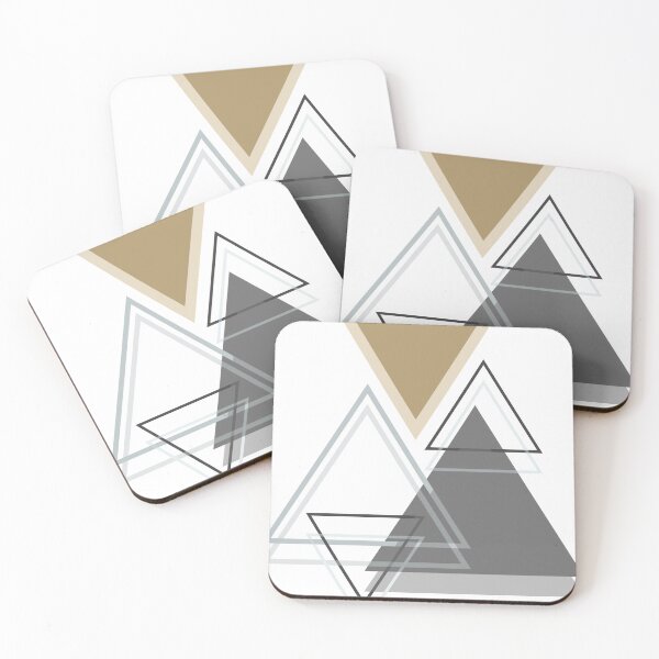 Item preview, Abstract T-shirt white triangles designed and sold by SoulWriter.