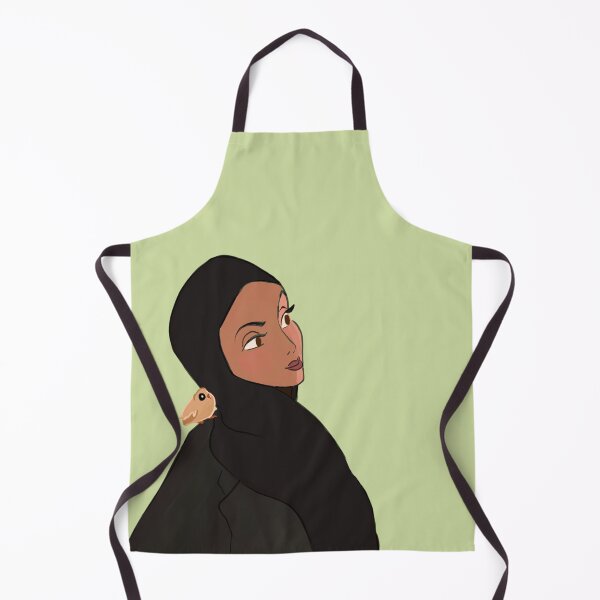 Item preview, Hijab girl with yellow bird designed and sold by Ibaa Al Rawahi.