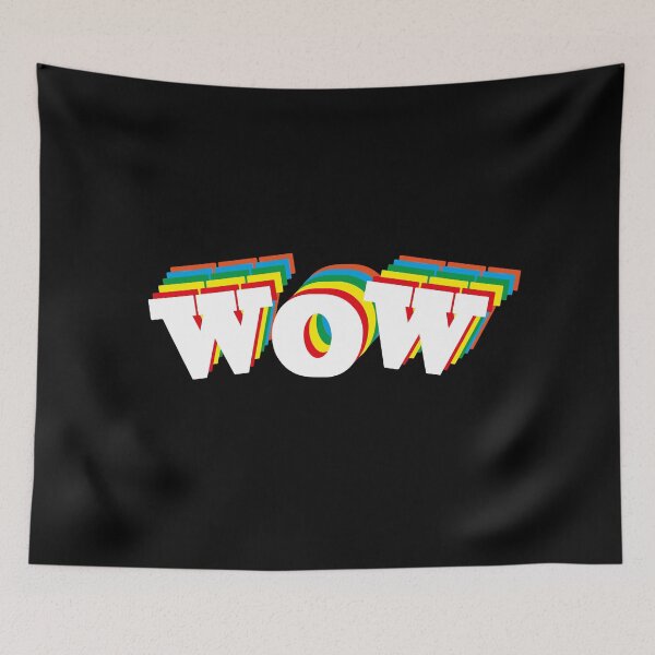 Item preview, Wow. Vector handwritten lettering icon. designed and sold by paolboa.