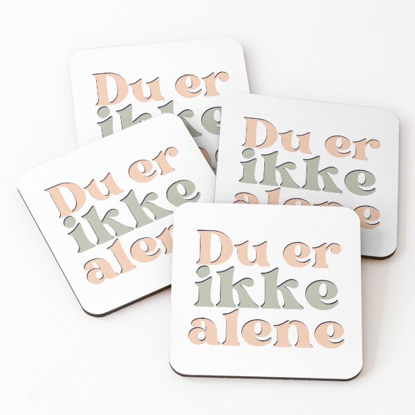 Item preview, Du er ikke alene in Boho pastel color designed and sold by Emotionville.