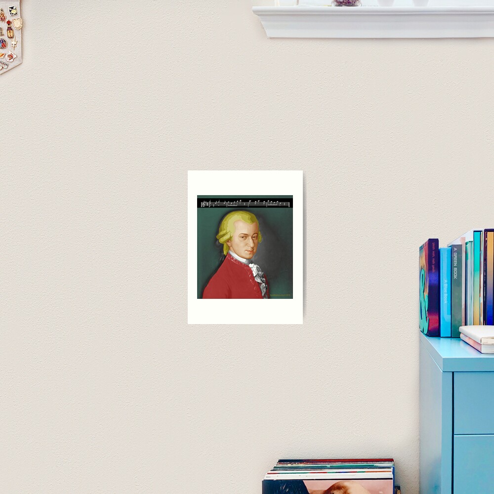 Nacht Mozart Art Print