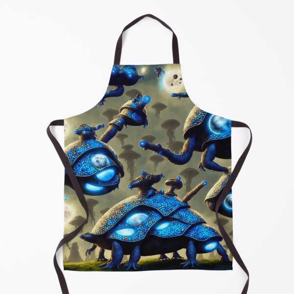 Item preview, Stompy blue alien battlesnails with moons in their armor II designed and sold by BrachiaST.