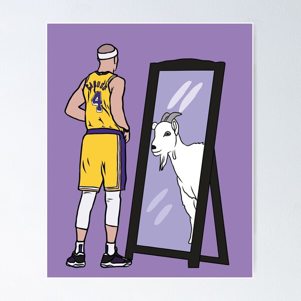 Item preview, Alex Caruso Mirror GOAT designed and sold by RatTrapTees.