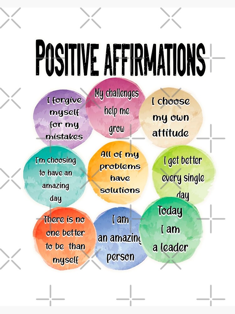 Positive Affirmations for Health and Wellness, Positive Affirmation St –  Splendiddesignsstore