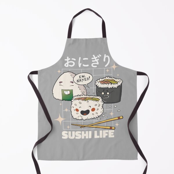 Item preview, Funny Kawaii Onigiri Sushi Japanese Rice Ball Aesthetic designed and sold by MrEddie10.