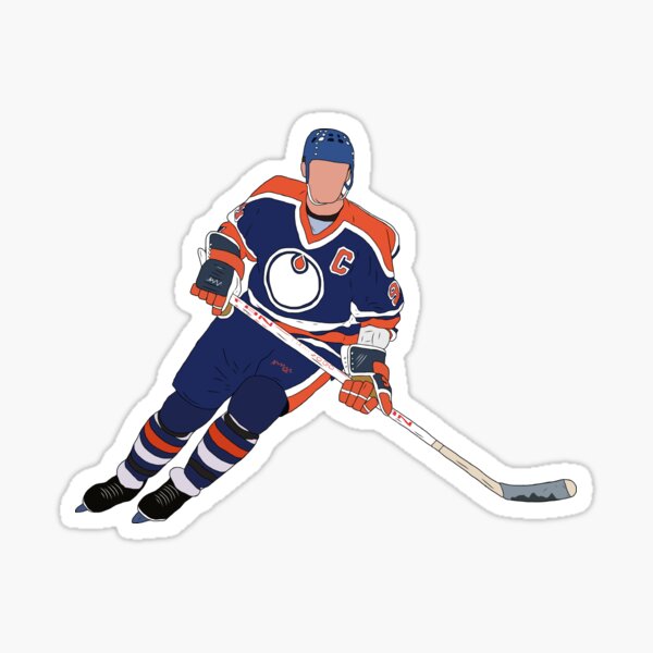 Wayne Gretzky Oilers Sticker