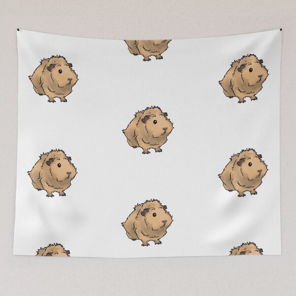 Item preview, Cream with Dark Skin Abyssinian Guinea Pig designed and sold by KatsGuineapigs.