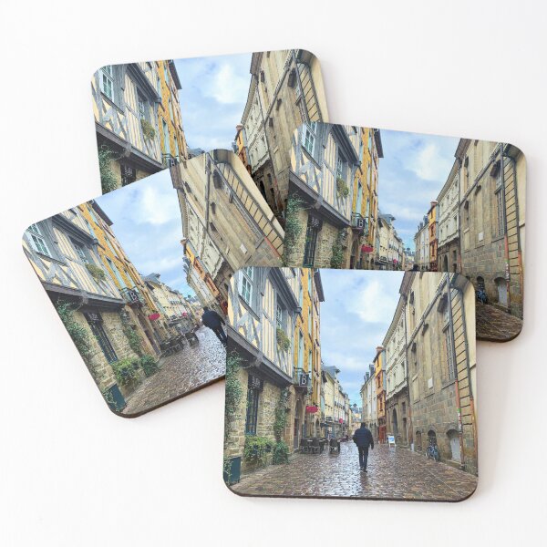 Item preview, French Village Street designed and sold by KayArtandPencil.