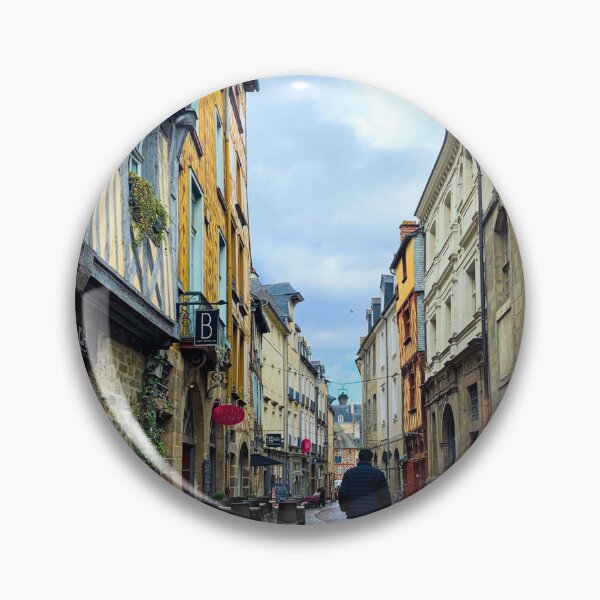 Item preview, French Village Street designed and sold by KayArtandPencil.