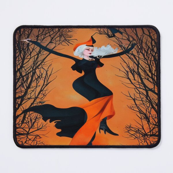 Item preview, Witch's time to party - whimsical art designed and sold by TravelingOak.