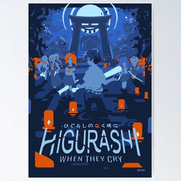 Higurashi: When They Cry - logo Poster for Sale by BaryonyxStore