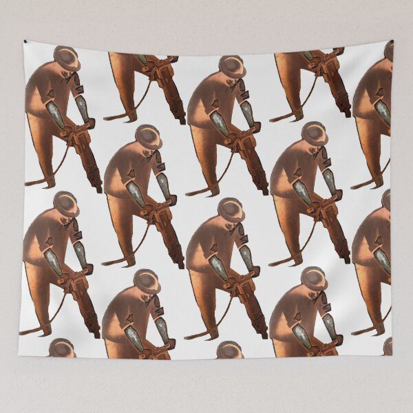 Item preview, Diversity Germany Man at Work jackhammer worker designed and sold by G-M-Designs.