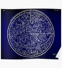 Constellations of the Northern Hemisphere | Bright Sky Poster