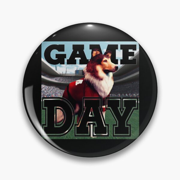 Item preview, Collie in maroon football jersey. Ready for Game Day designed and sold by jamie Omahen.