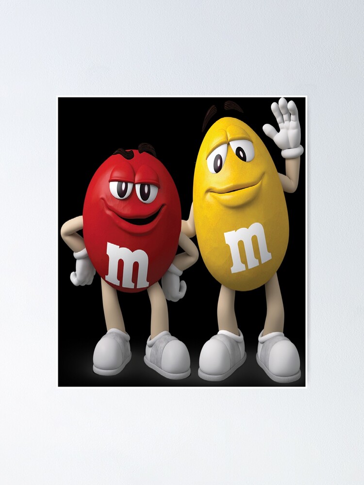 m and ms Sticker for Sale by FATYZA004