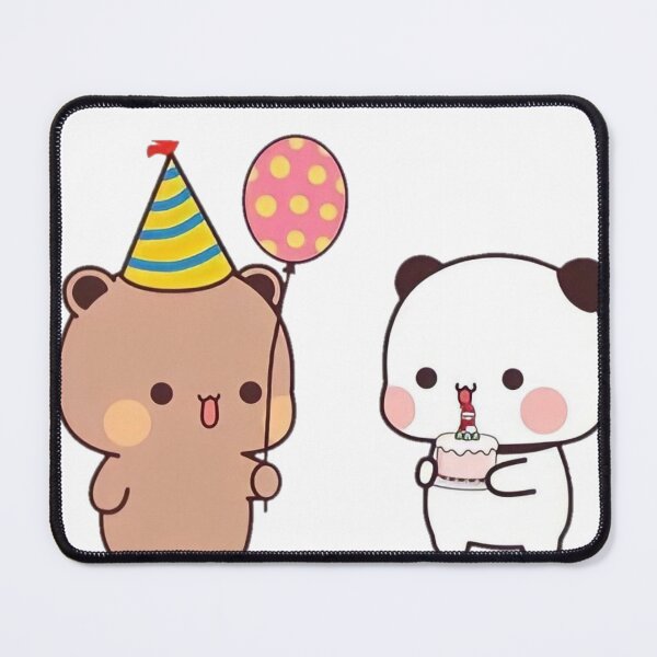 Item preview, Bear Panda Birthday designed and sold by KawaiiCouples.