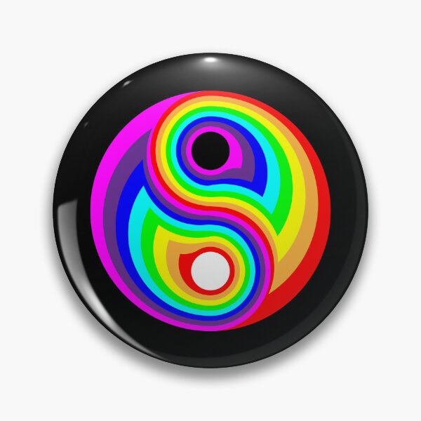 Item preview,  ying yang regenboog designed and sold by martien53.