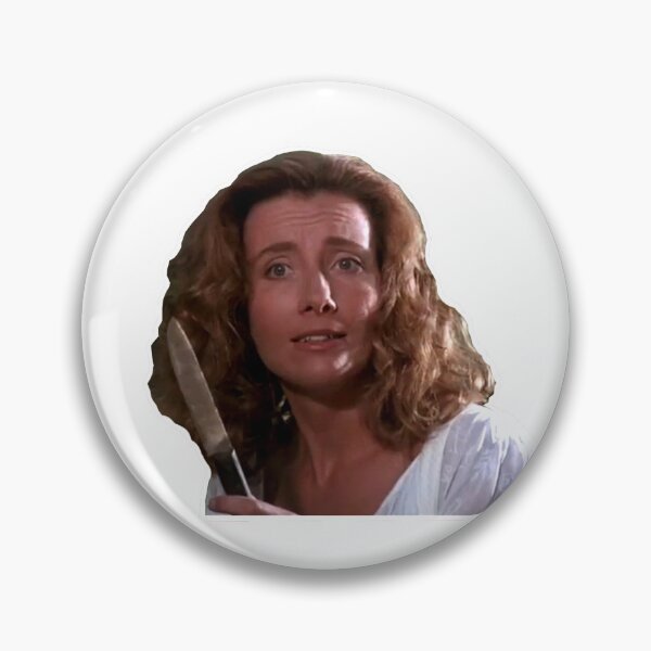 Item preview, emma thompson with a knife designed and sold by sapphic clown clowning hard.