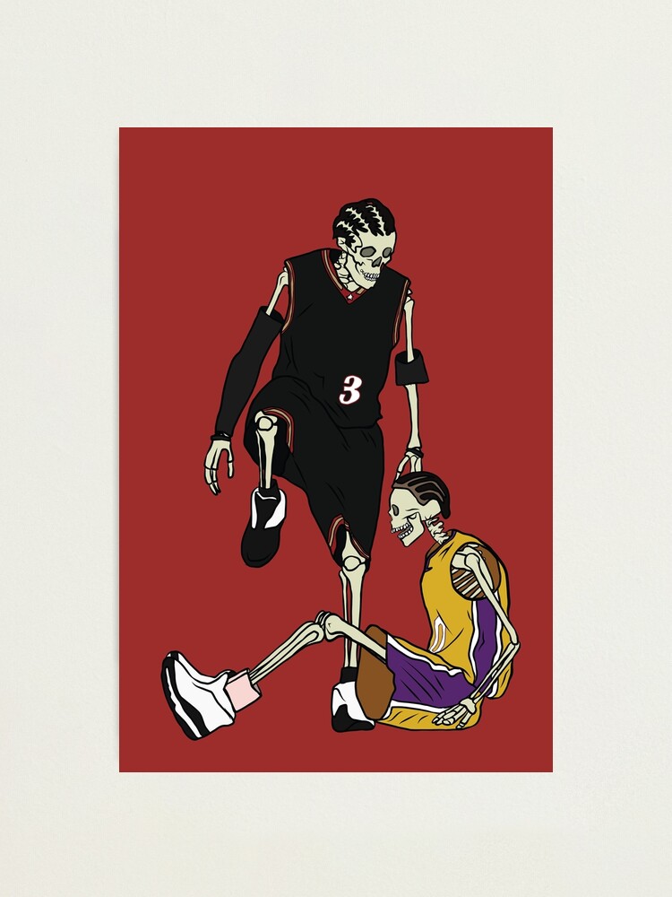 Iverson - Crossover - Ty Lue - Skeleton - Ankle Breaker - Cartoon | Poster