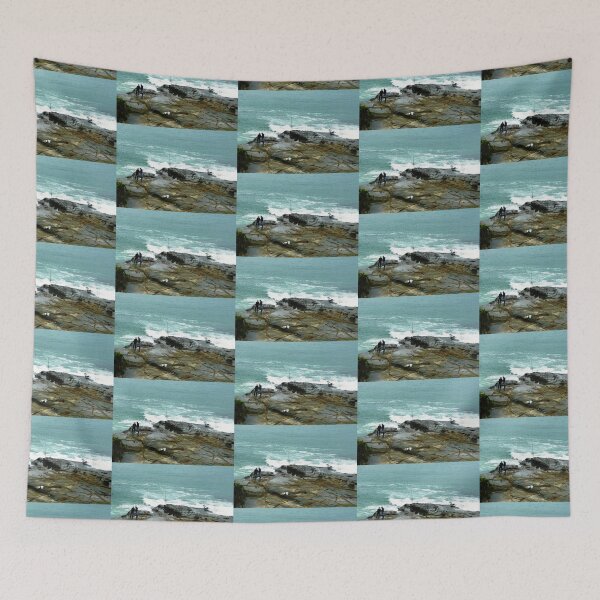 Item preview, Fishing off the rocks - Apollo Bay, Great Ocean Road, Vic. Aust. designed and sold by EdsMum.