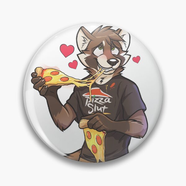 Item preview, Pizza Time Pizza Sl*t Raccoon Furry Design designed and sold by Bradon Ortiz.