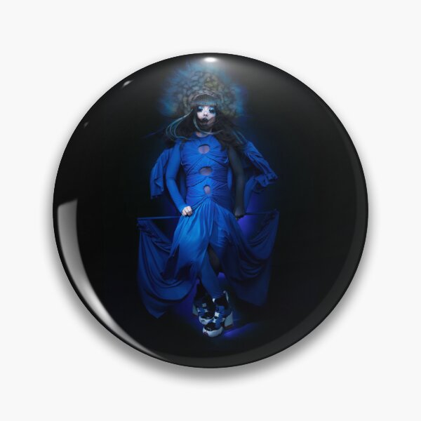 Item preview, Bjork blue dress fosora designed and sold by Fiona Lombardo.