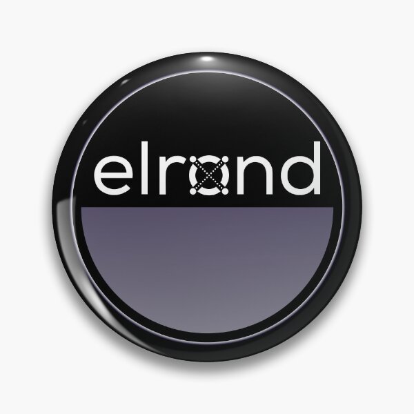 Item preview, Elrond EGLD Crypto Altcoin - Abstract Half Circle Gradient designed and sold by CryptoMoods.