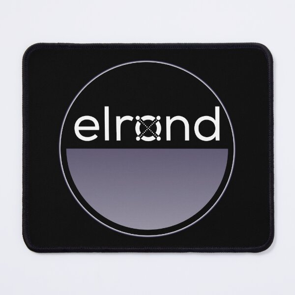 Item preview, Elrond EGLD Crypto Altcoin - Abstract Half Circle Gradient designed and sold by CryptoMoods.