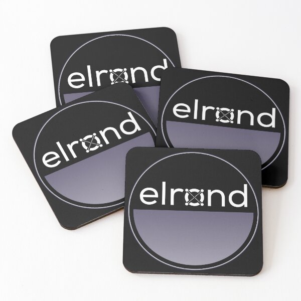 Item preview, Elrond EGLD Crypto Altcoin - Abstract Half Circle Gradient designed and sold by CryptoMoods.