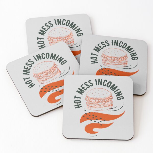 Item preview, Hot Mess Incoming Burger designed and sold by VirtualFaries.