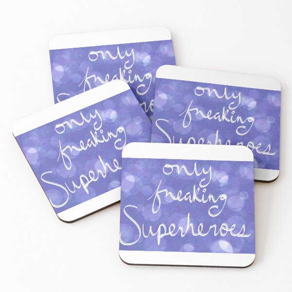 Item preview, Only Freaking Superheroes Quote | Motivational Quotes | Gift Idea | Cute Decor designed and sold by GabrieTaylor.