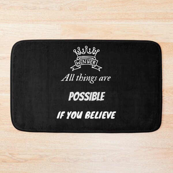 Item preview, All things are possible if you believe winner designed and sold by HarriPaloma.