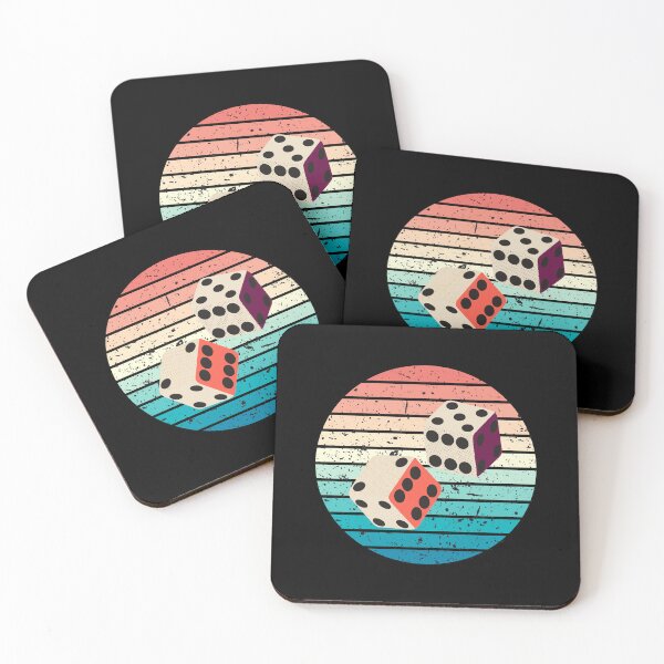 Item preview, Vintage Double Dice Retro Sunset Board game Lover Essential Costume designed and sold by 27th-Tee.