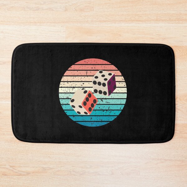 Item preview, Vintage Double Dice Retro Sunset Board game Lover Essential Costume designed and sold by 27th-Tee.