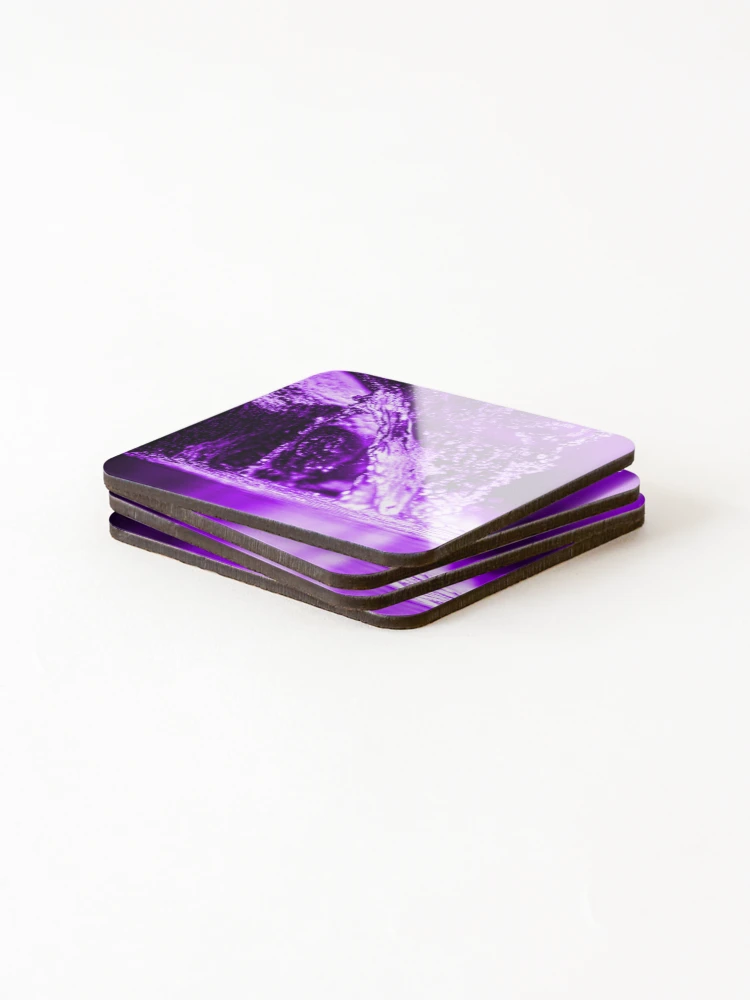 Thumbnail 4 of 5, Coasters (Set of 4), Violet Splash designed and sold by TiltedCode.